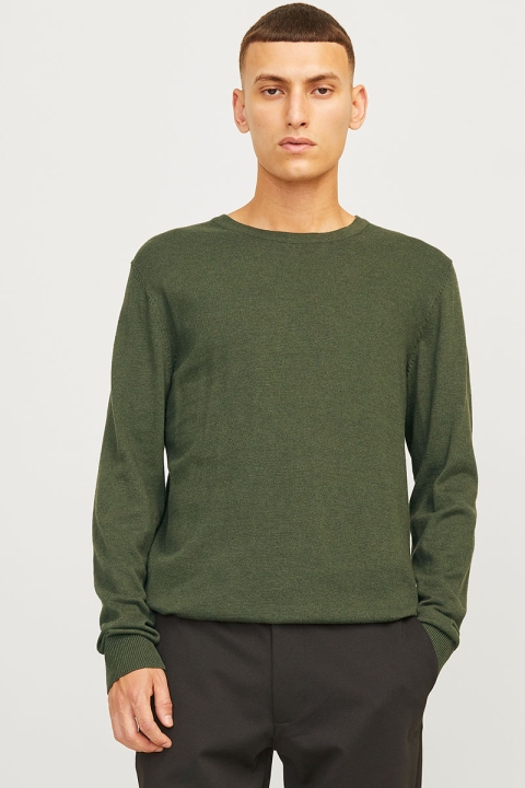 Jack & Jones Emil Knit Crew Neck Kombu Green