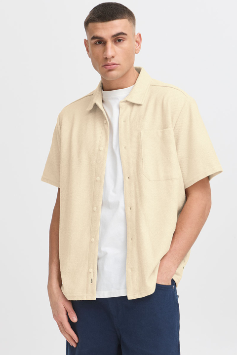 Solid Osvald Shirt Oatmeal