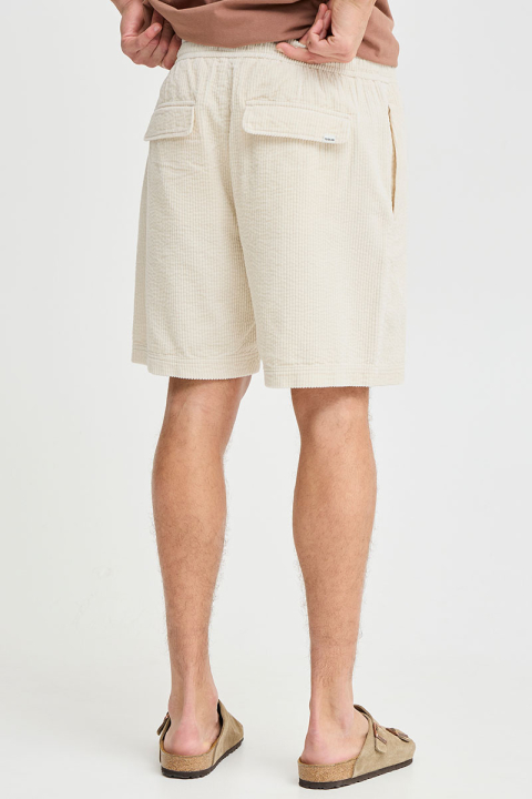 Solid Allan Elsticated Shorts Oatmeal