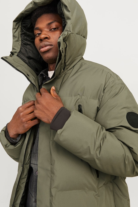 Jack & Jones Alpha Long Puffer Dusty Olive