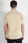 Solid Allan Cuba Linen Shirt Curds & Whey