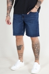 ONLY & SONS Weft Denim Shorts Dark Blue Denim