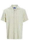 Jack & Jones Coba Stripe Resort Shirt SS Cedar