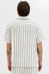 Jack & Jones Coba Stripe Resort Shirt SS Celadon Tint