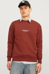 Jack & Jones Vesterbro Sweat Crew Neck Brandy Brown