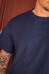 Solid Danton Box Fit Tee Insignia Blue