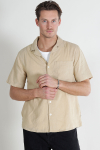 Solid Allan Cuba Linen Shirt Curds & Whey