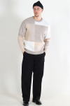 ONLY & SONS Tyler Life Crew Knit Silver Lining