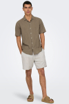 ONLY & SONS Caiden SS Resort Linen Shirt Fossil