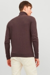 Jack & Jones Emil Knit Roll Neck Seal Brown