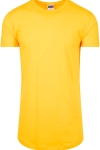 URBAN CLASSICS Shaped Long Tee Chrome Yellow