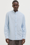 Jack & Jones Summer Band Shirt LS Chambray Blue