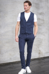 JEFF Ezra Vest Dark Navy