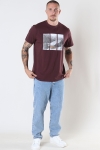 Fat Moose Johan Cotton Tee Dark Plum