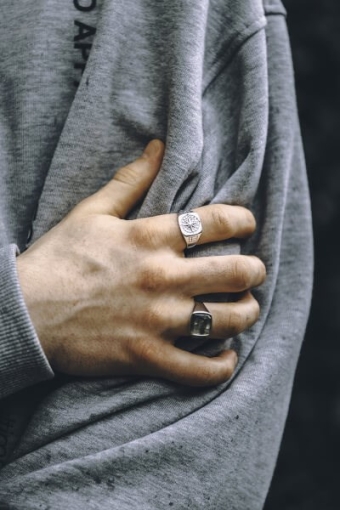 Compass SignatKlokkee Ring Silver