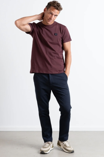 Basic Organic Tee Dark Plum