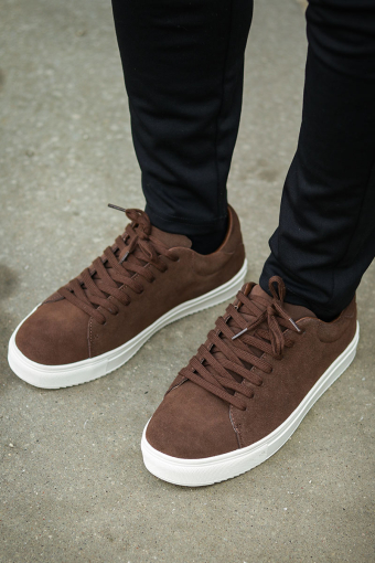 Liberty Sneaker Suede Walnut