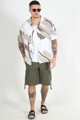 Cole Barkley Cargo Shorts Olive Night