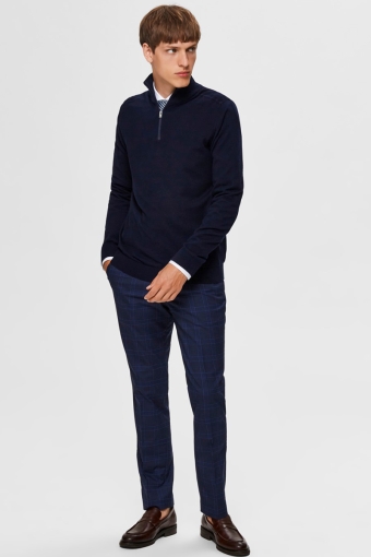 BERG HALF ZIP CARDIGAN Navy Blazer Melange