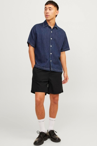 Jaiden Summer Linen Shorts Black