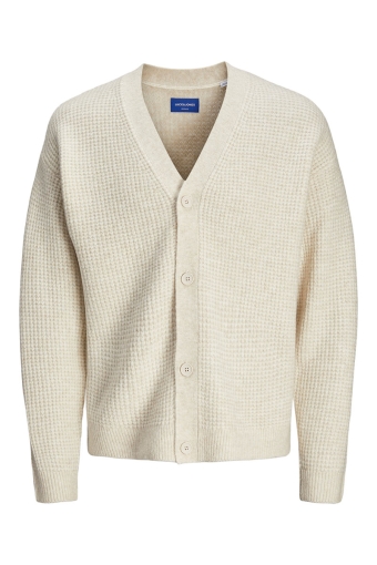 Ollie Waffle Knit Cardigan Moonbeam