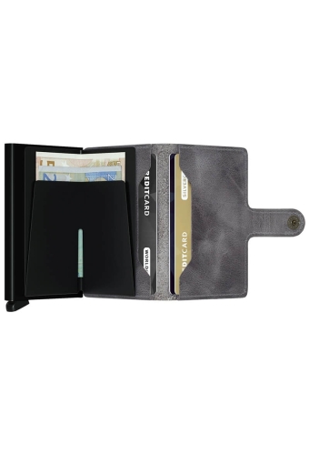 Miniwallet Vintage Grey Black