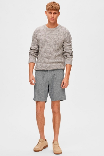 Regular Brody Linen Shorts Sky Captain