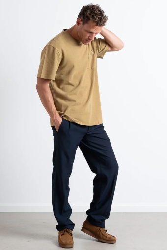 Calton Structured Tee Dark Khaki