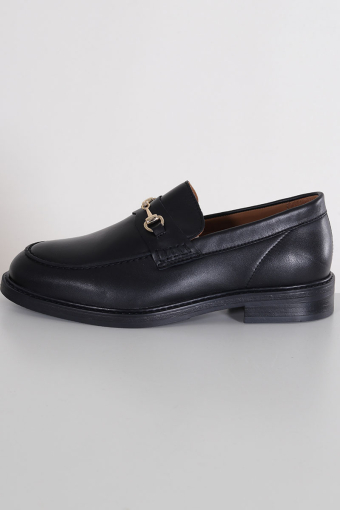 Blake Leather Horsebit Loafer Black