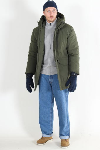 Global Parka Jacket Olive Night