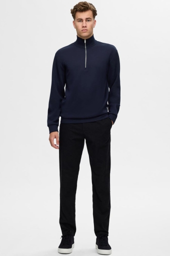 Emanuel Soft Half Zip Sweat Sky Captain