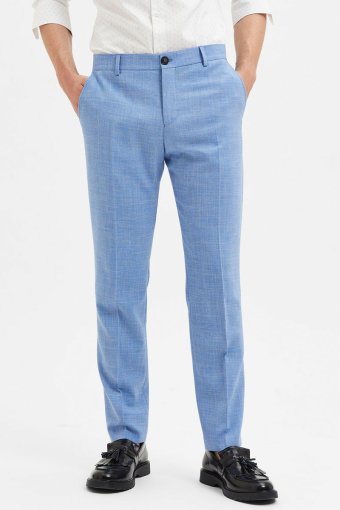 SLIM OASIS LINEN PANTS Light Blue