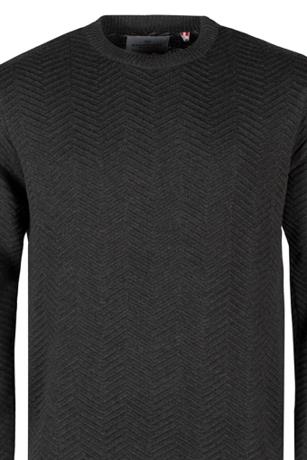 Carlo Cotton knit Charcoal Mix