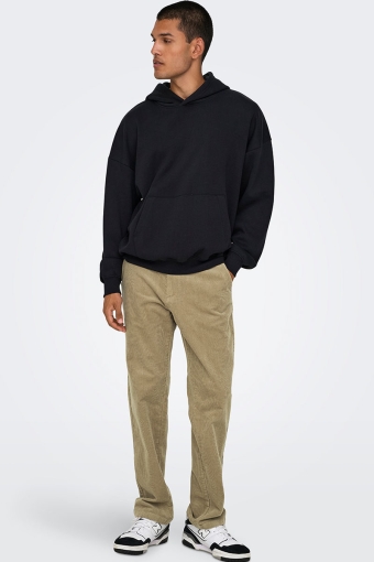 Edge Straight Fit Corduroy Pants Chinchilla