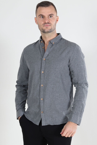 Johan Diego Cotton shirt Grey Mix