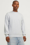 Jack & Jones Charge Sweat Crewneck Loose Fit White Melange