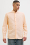 Jack & Jones Summer Band Shirt LS Peach Parfait